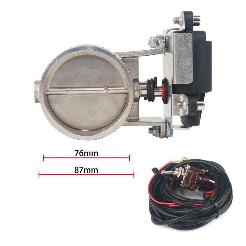Electrically Controlled Exhaust Valve For Cars & Motorcycles Automotive Modified Valve Body, Spec: 3