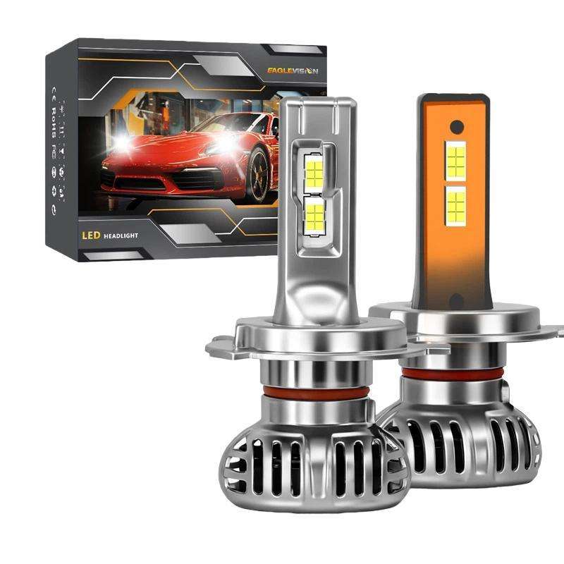 A6 H4 2pcs/Pack 50W 5000LM IP68 Waterproof Automotive LED Headlights