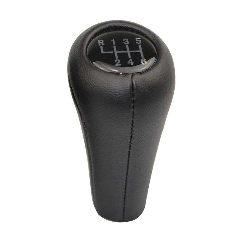 FCXN-A29 For BMW Car Gear Shift Knob Leather Gear Lever, Spec: 6 Speed