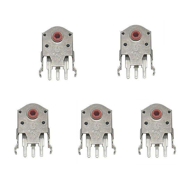 Kailh 5pcs Red Core Dustproof Mouse Scroll Wheel Encoder(7mm)