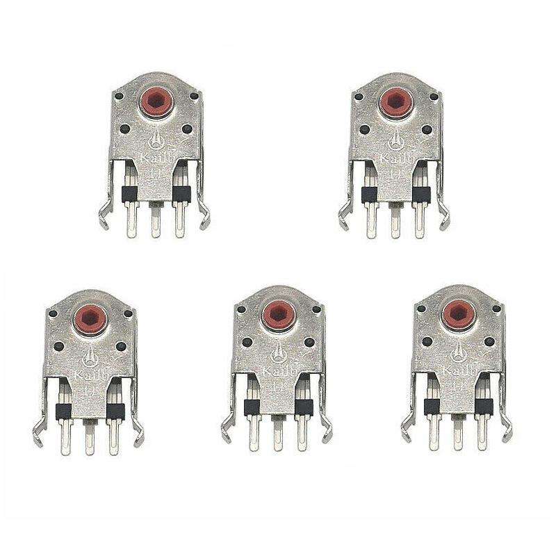 Kailh 5pcs Red Core Dustproof Mouse Scroll Wheel Encoder(7mm)