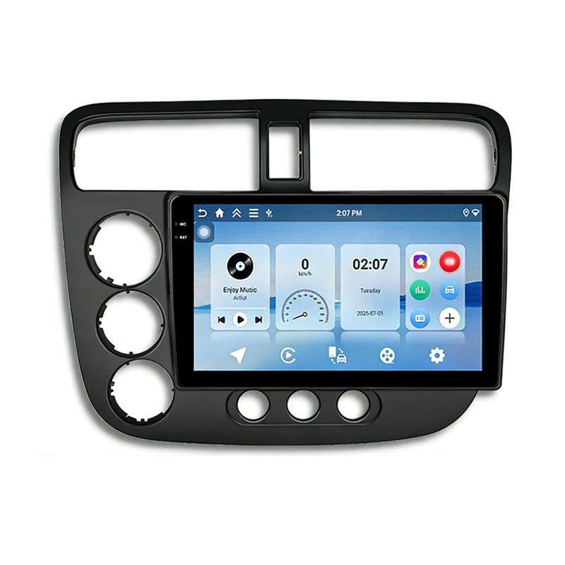 For Honda Civic 2001-2005 Android Car Central Control Screen Navigation Bluetooth Player, Memory: 4-