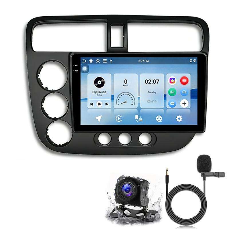 For Honda Civic 2001-2005 Android Car Central Control Screen Navigation Bluetooth Player, Memory: 4-