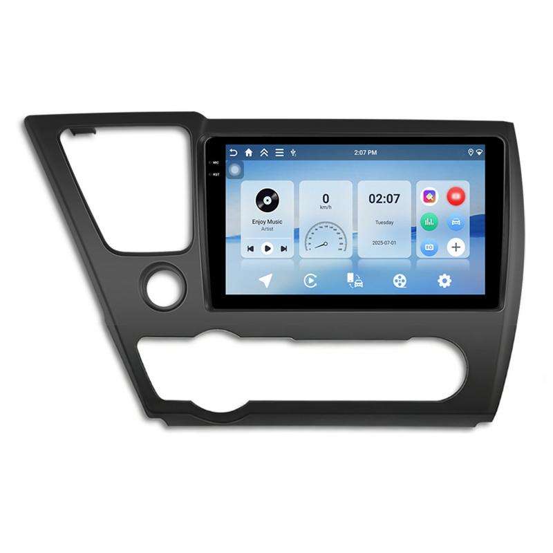 For Honda Civic US Left Hand Drive Android Car Central Control Screen Navigation Bluetooth Player, M