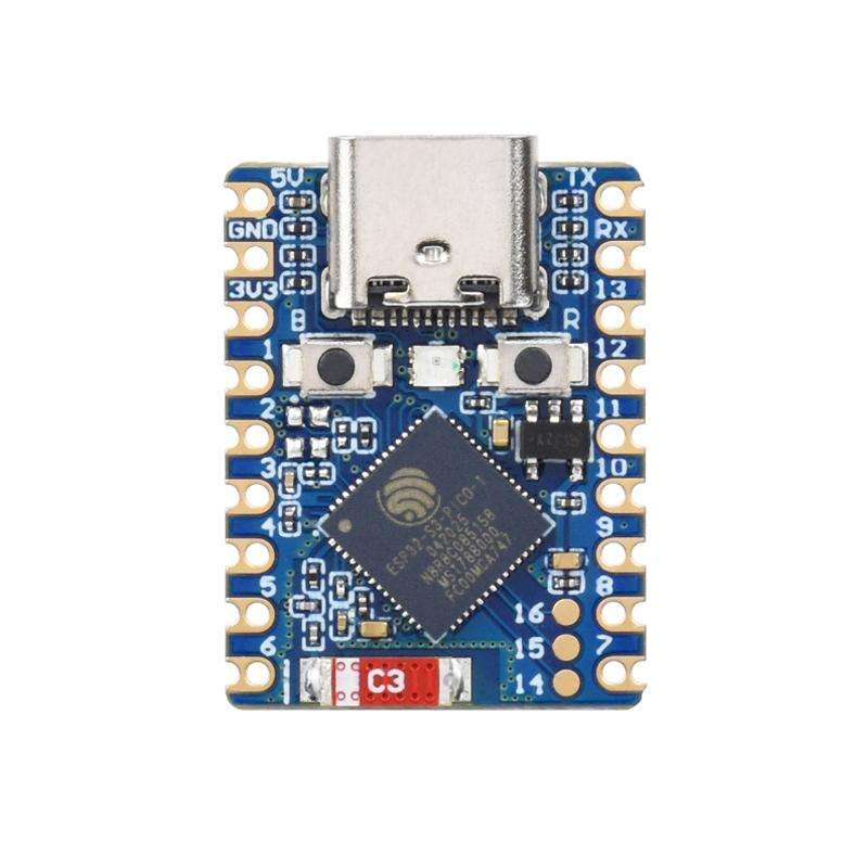 WAVESHARE 2.4GHz Wi-Fi Mini Development Board Based ESP32-S3 Dual-Core Processor, Specification: No