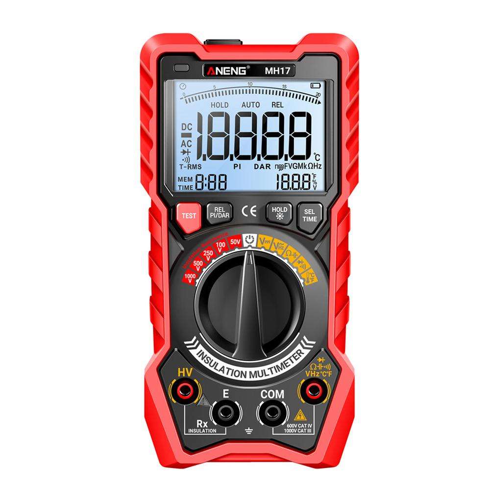 ANENG 1000V Insulation Resistance Tester Digital Megohmmeter(MH17)