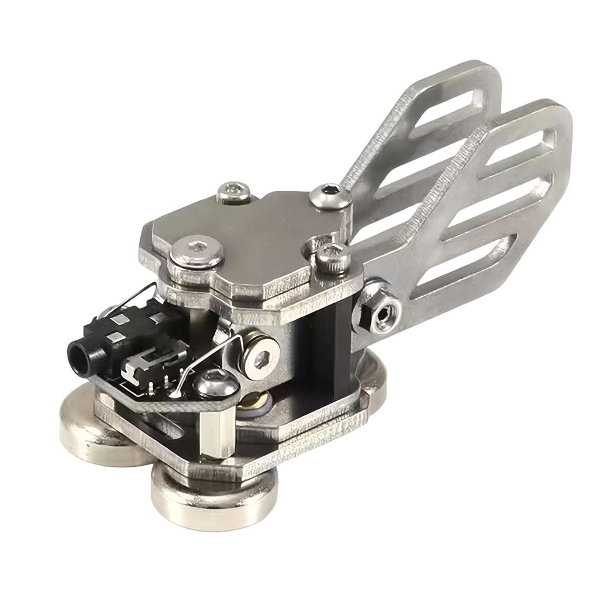Mini Double-propeller Automatic Key Morse Code Transmitter(With 3.5mm Audio Cable)