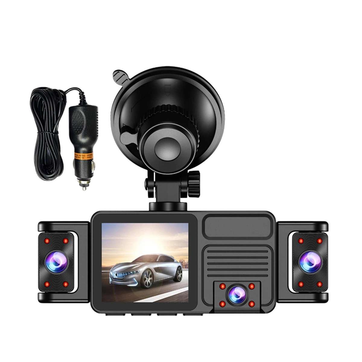 A52 2K HD Infrared Night Vision Dash Cam WIFI Connected Vehicle Camera, Spec: Front+Left+Inner+Right
