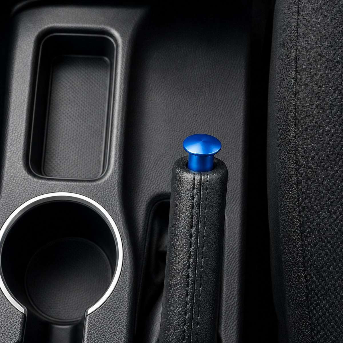 Aluminum Alloy Car Modified Handbrake Release Button Cover(Gold)