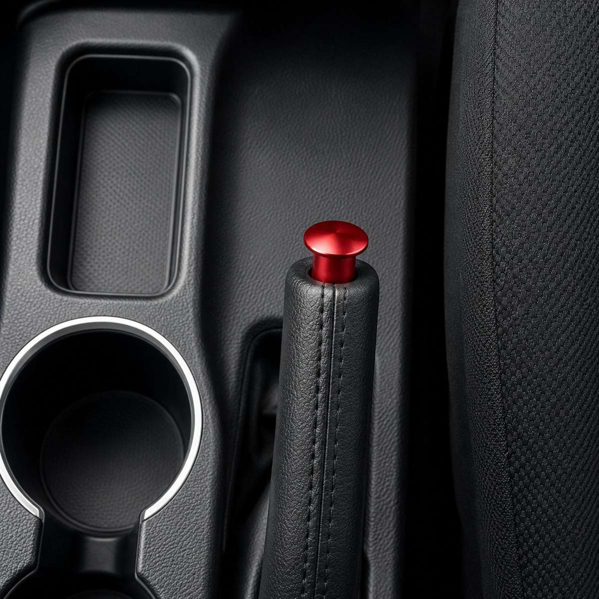 Aluminum Alloy Car Modified Handbrake Release Button Cover(Gold)