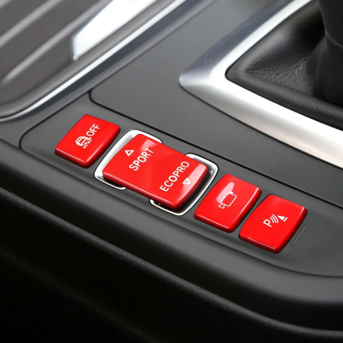 For BMW 1234 Series F Chassis 4pcs /Set Gear Shift Panoramic Camera Reversing Radar Switch Buttons(R