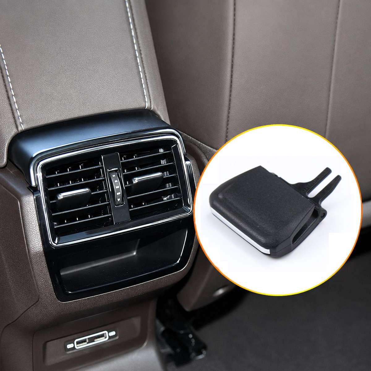 For Skoda Kodiaq Left-Hand Drive Quick Install Air Vent Grille Paddles 56G819701(Front Left)