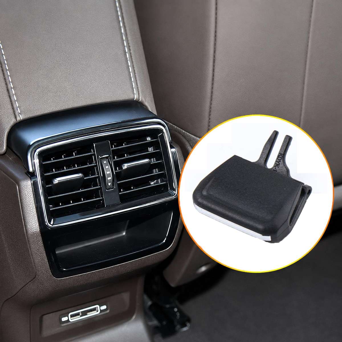 For Skoda Kodiaq Left-Hand Drive Quick Install Air Vent Grille Paddles 56G819701(Front Left)