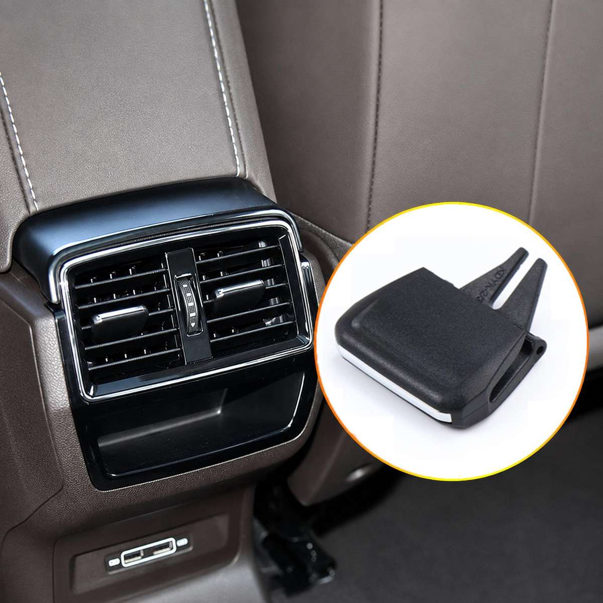 For Skoda Kodiaq Left-Hand Drive Quick Install Air Vent Grille Paddles 56G819701(Front Left)