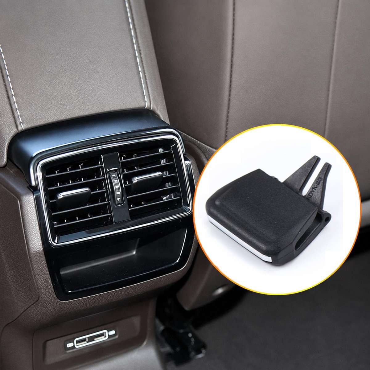 For Skoda Kodiaq Left-Hand Drive Quick Install Air Vent Grille Paddles 56G819701(Front Left)