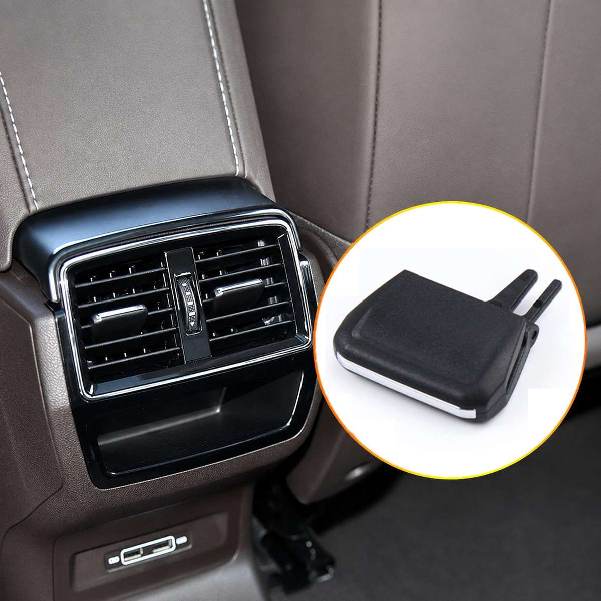 For Skoda Kodiaq Left-Hand Drive Quick Install Air Vent Grille Paddles 56G819701(Front Left)