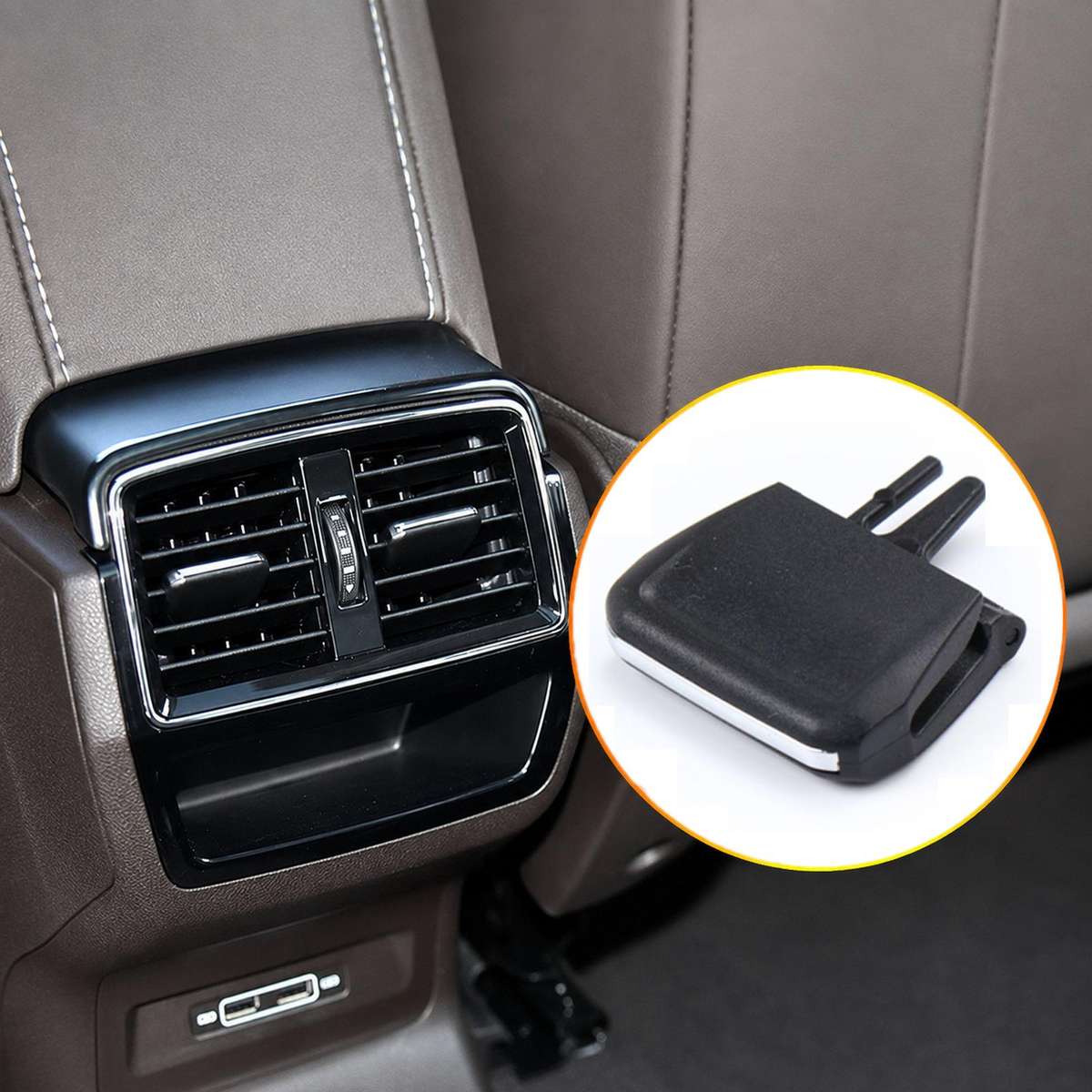 For Skoda Kodiaq Left-Hand Drive Quick Install Air Vent Grille Paddles 56G819701(Front Left)