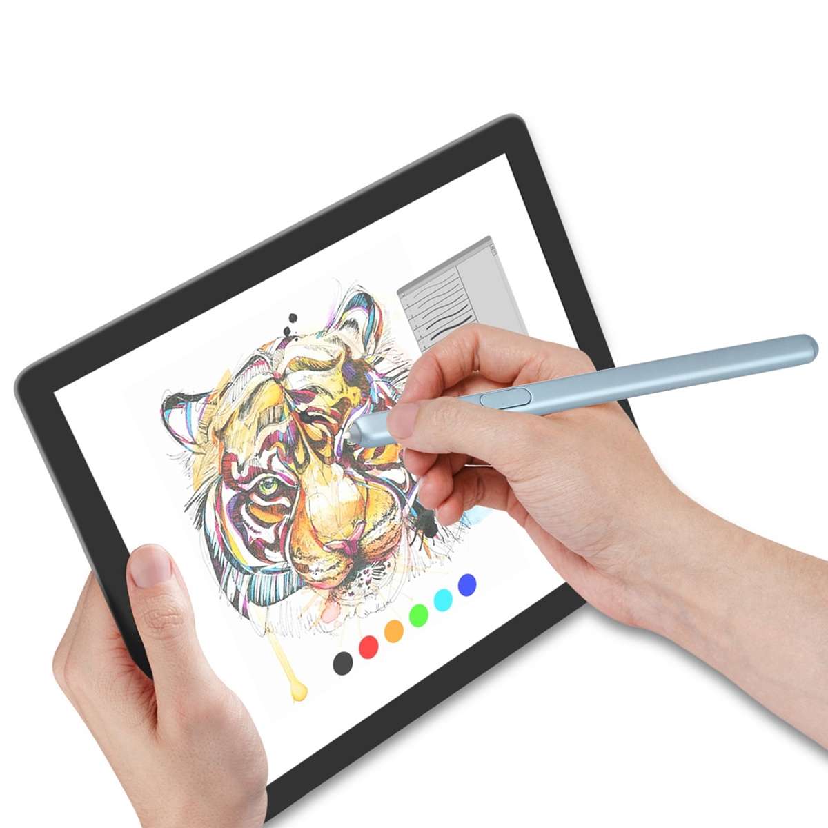 For Samsung Galaxy Tab S6 Lite P610 / P615 Stylus Pen without Bluetooth (Baby Blue)