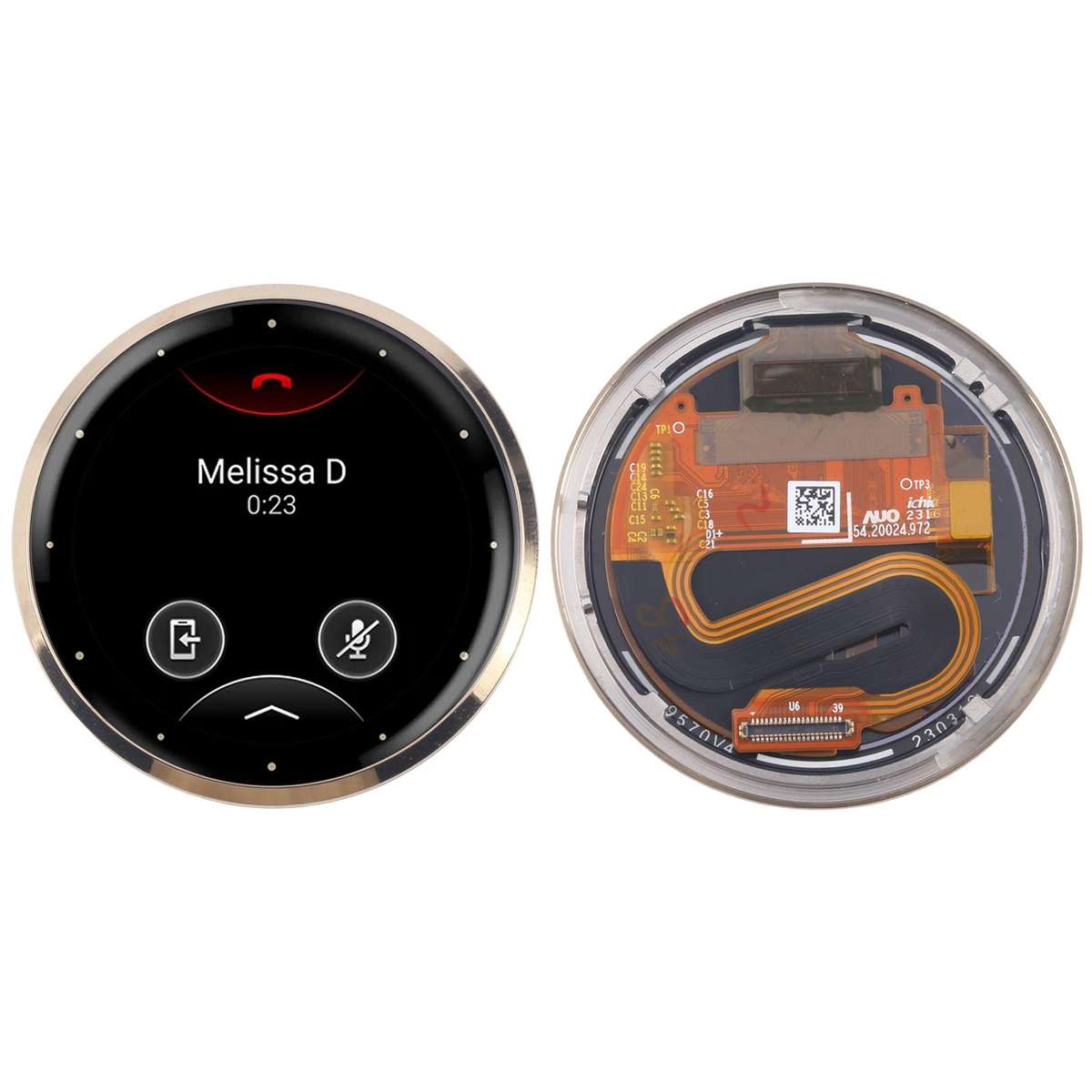 For Garmin Venu 3s Original LCD Screen with Digitizer Full Assembly (Gold)