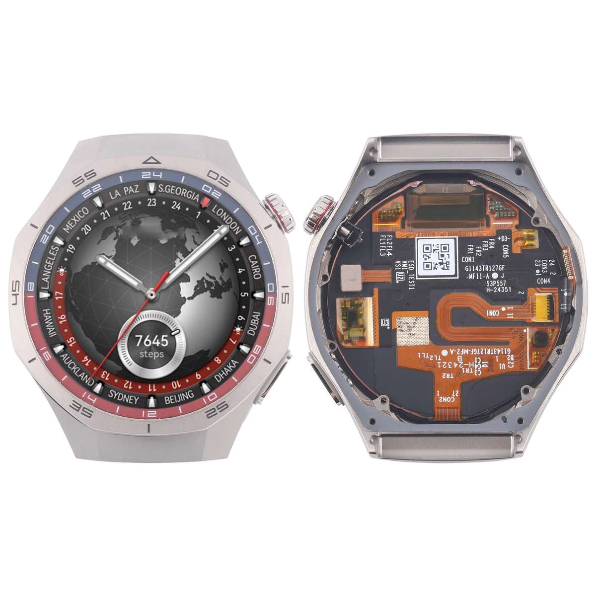 For Huawei Watch GT 5 Pro 46mm Original LCD Screen Digitizer Full Assembly With Frame (Black)