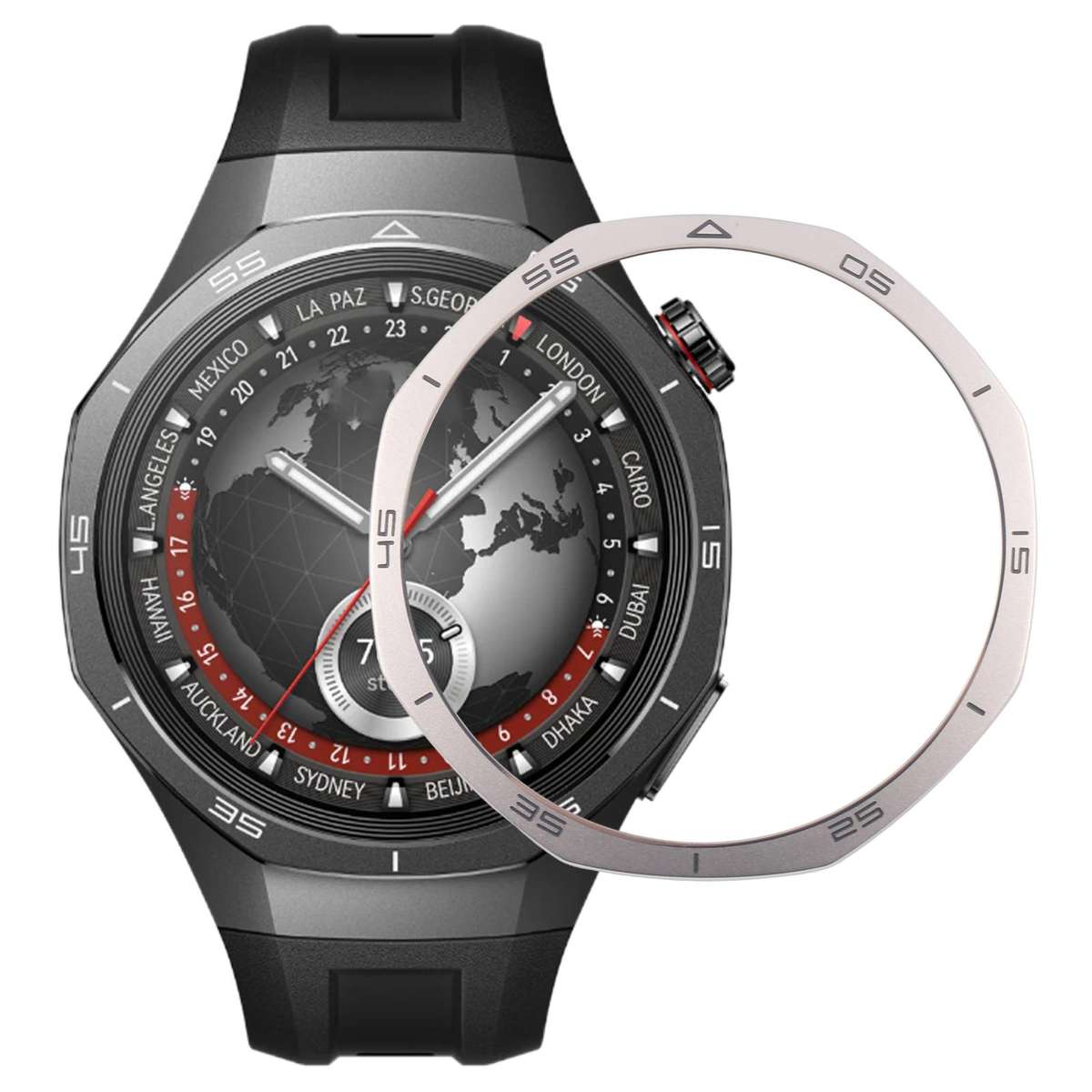 For Huawei Watch GT 5 Pro 46mm Original Time Scale Dial (Black)