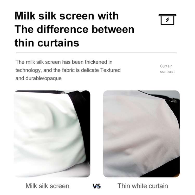 Folding Milk Silk Polyester Projector Film Curtain, Size:60 inch (16:9) Projection Area: 133 x 75cm