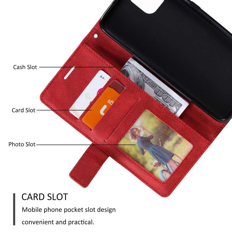 For Samsung Galaxy A03 164mm Skin Feel Splicing Leather Phone Case(Red)