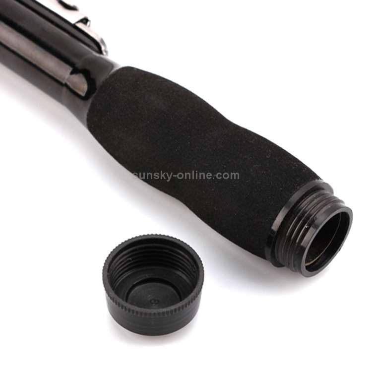 30cm Portable Telescopic Sea Fishing Rod Mini Fishing Pole, Extended Length : 1.0m, Black Tube-ty...