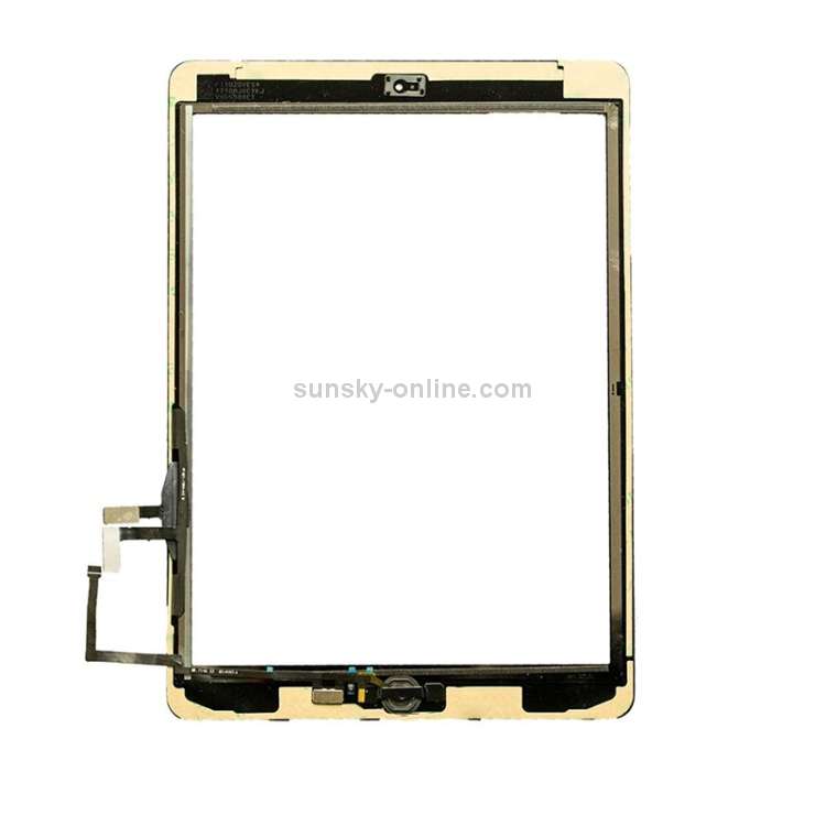 Touch Panel with Home Key Flex Cable for iPad 5 9.7 inch 2017 A1822 A1823(Black)...