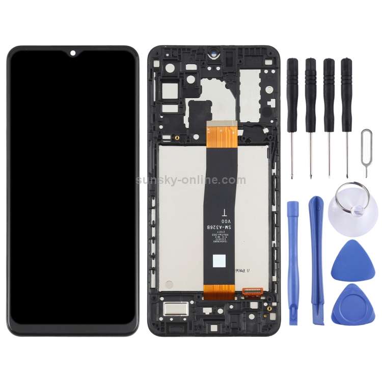 Original LCD Screen and Digitizer Full Assembly with Frame for Samsung Galaxy A32 5G SM-A326...