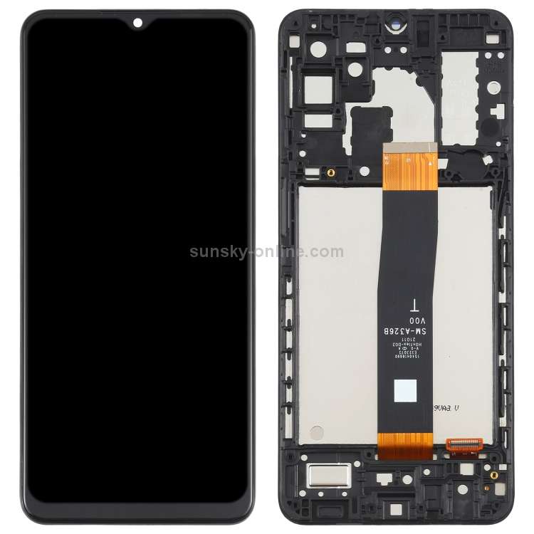 Original LCD Screen and Digitizer Full Assembly with Frame for Samsung Galaxy A32 5G SM-A326...