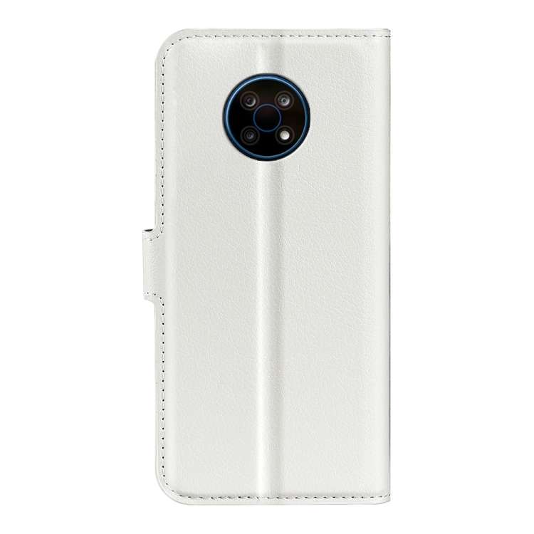 For Nokia G50 Litchi Texture Horizontal Flip Protective Case with Holder & Card Slots & Wallet(Wh...