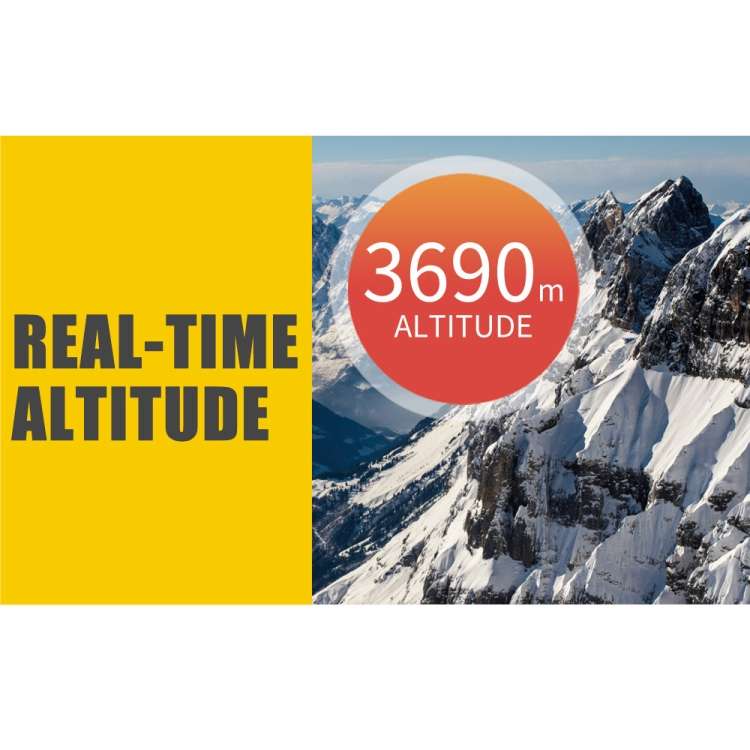 Kingneed C80 4.5inch HUD Car Head-up Display GPS Speed Meter Overspeed Alarm Mileage Altitude Clo...