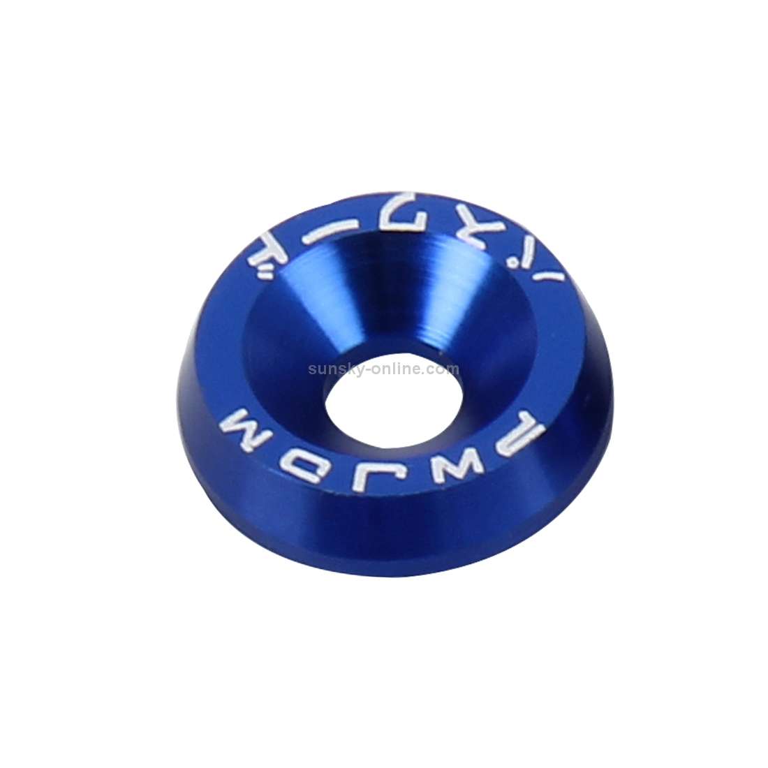 10 PCS Car Modified Screw Gaskets Bodywork Stainless Steel Gasket Bolts, Diameter: 19mm(Blue)