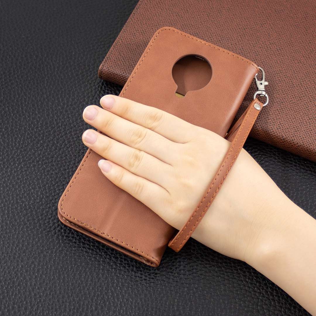 For Nokia G20 / G10 Retro Lambskin Texture Pure Color Horizontal Flip PU Leather Case with Holder