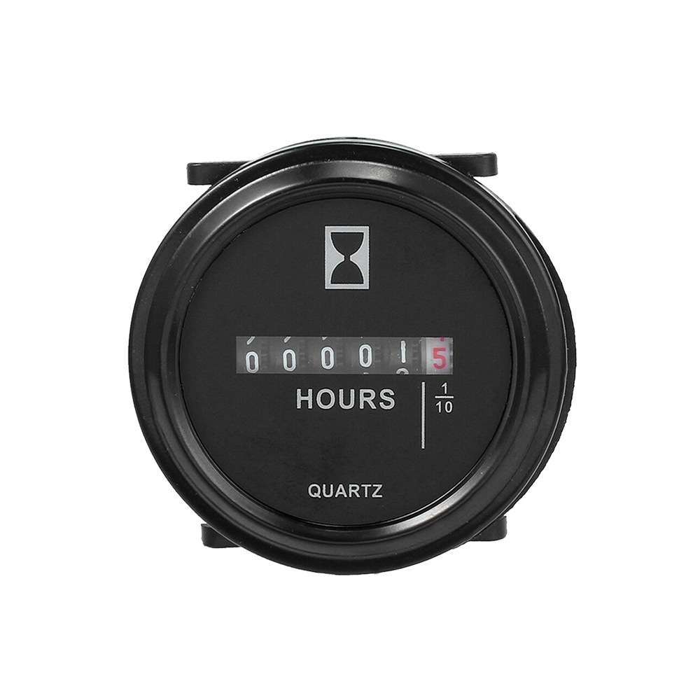 Mechanical Chronograph Marine Boat Engine Round ACDC Truck Chrono Hour Meter