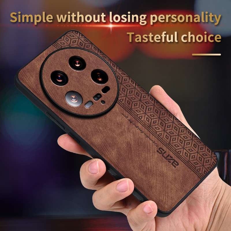 For Xiaomi 14 Ultra AZNS 3D Embossed Skin Feel Phone Case(Sapphire Blue)