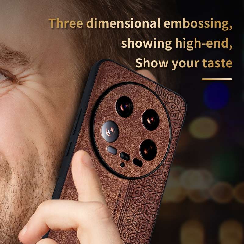 For Xiaomi 14 Ultra AZNS 3D Embossed Skin Feel Phone Case(Sapphire Blue)