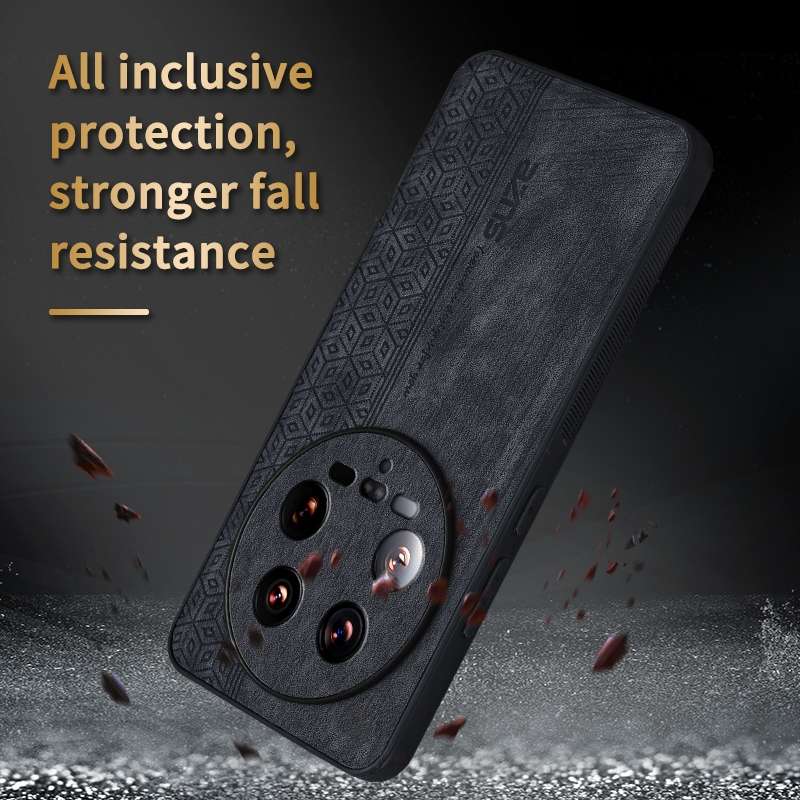 For Xiaomi 14 Ultra AZNS 3D Embossed Skin Feel Phone Case(Sapphire Blue)