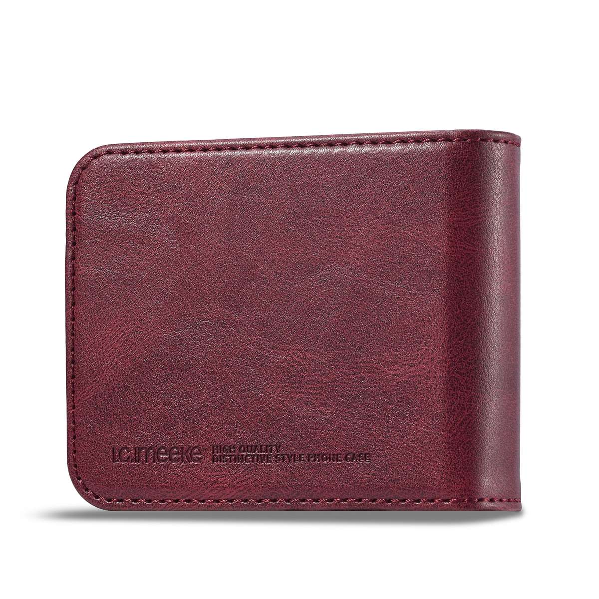 For Samsung Galaxy Z Flip5 LC.IMEEKE RFID Anti-theft Leather Phone Case(Red)