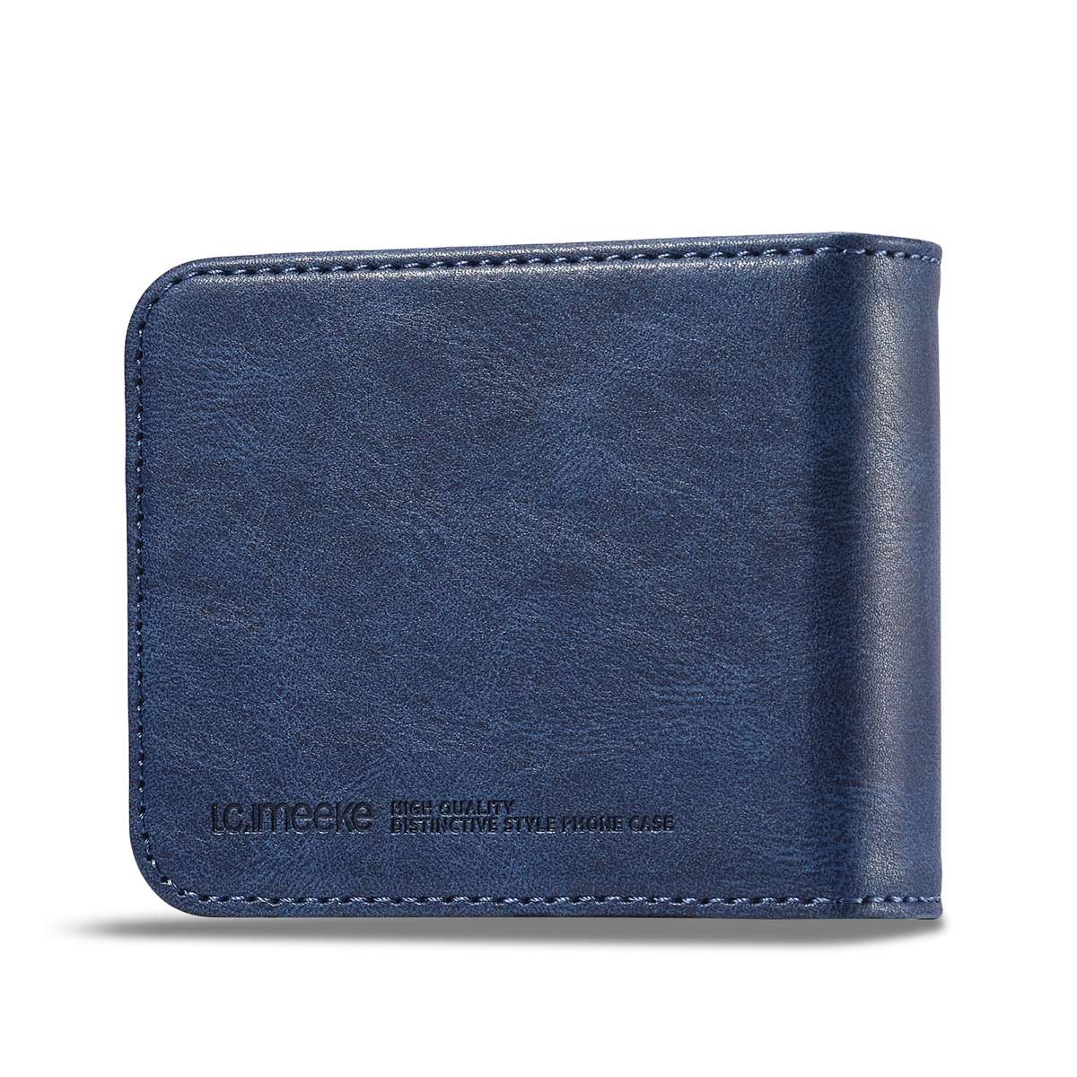 For Samsung Galaxy Z Flip5 LC.IMEEKE RFID Anti-theft Leather Phone Case(Blue)