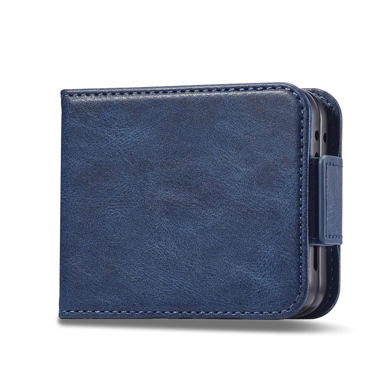 For Samsung Galaxy Z Flip5 LC.IMEEKE RFID Anti-theft Leather Phone Case(Blue)