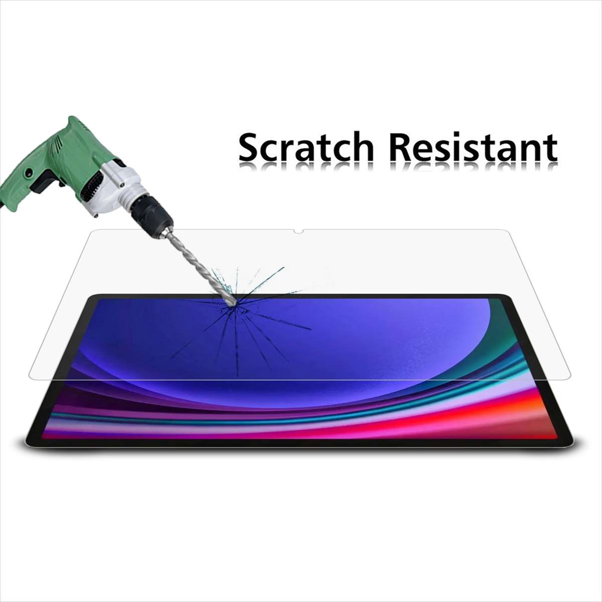 For Samsung Galaxy Tab S10 11 2pcs 9H 0.3mm Explosion-proof Tempered Glass Film