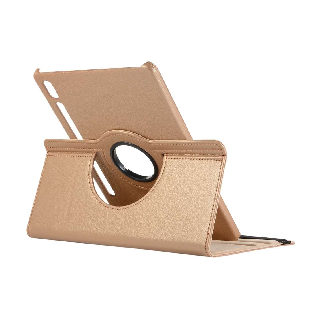 For Samsung Galaxy Tab S9+ / Tab S10+ Litchi Texture 360 Degrees Rotation Holder Leather Tablet Ca