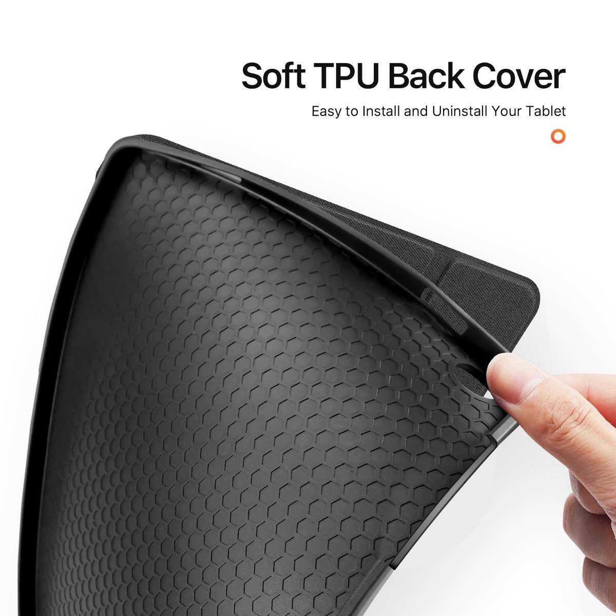For Samsung Galaxy Tab A11+ / A9+ DUX DUCIS Domo Series Magnetic Flip Leather Tablet Case(Black)