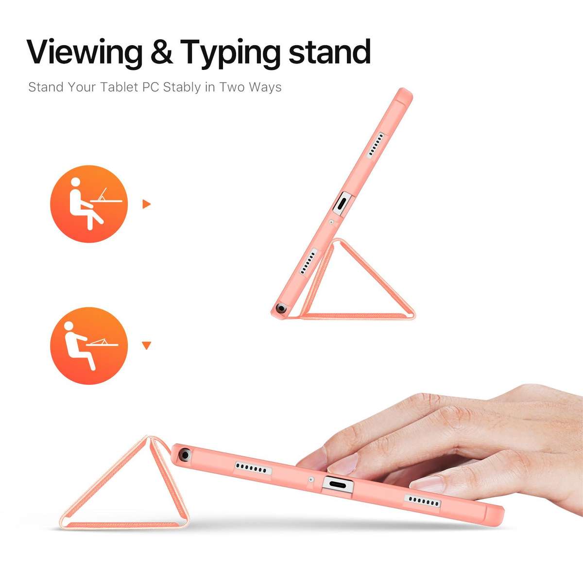 For Samsung Galaxy Tab A11+ / A9+ DUX DUCIS Domo Series Magnetic Flip Leather Tablet Case(Pink)