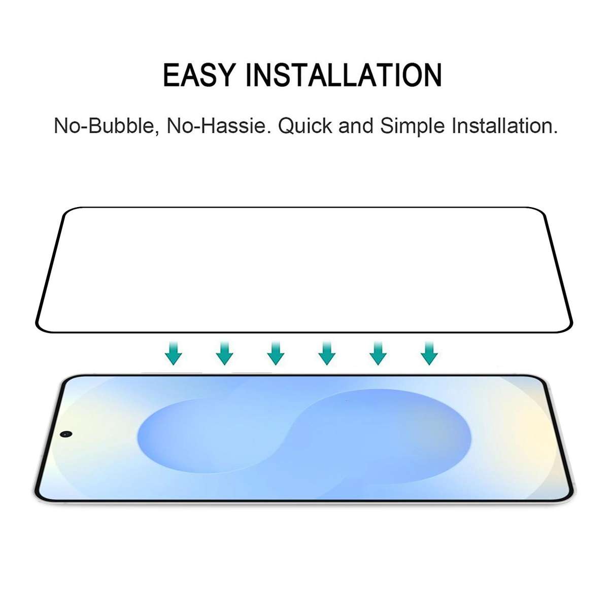 For Samsung Galaxy S26 5G Full Glue Screen Tempered Glass Film, Support Fingerprint Unlocking