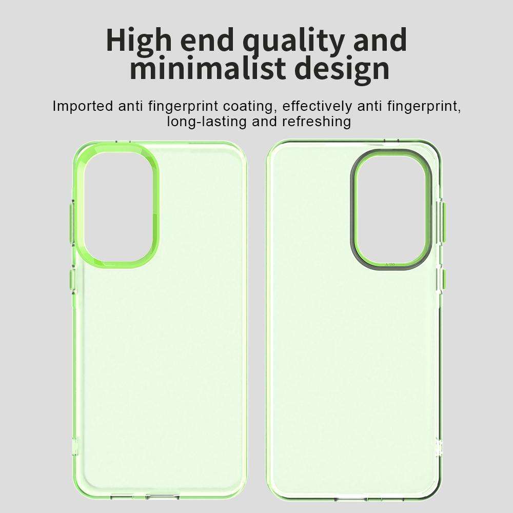 For Samsung Galaxy A57 5G Candy PC Hybrid TPU Shockproof Phone Case(Green)