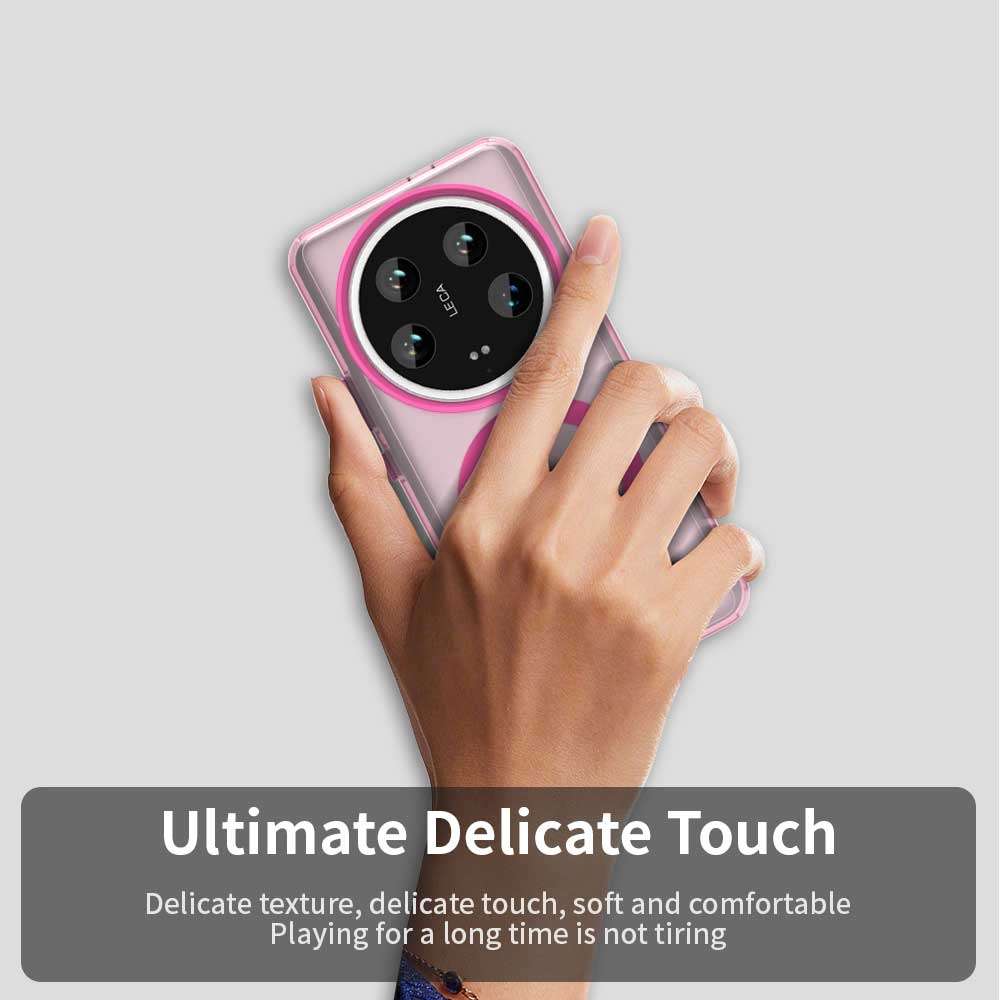 For Xiaomi 14 Ultra Candy Magsafe PC Hybrid TPU Phone Case(Red)