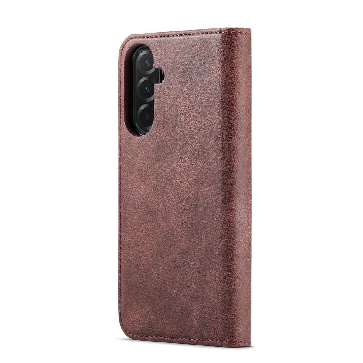 For Samsung Galaxy A57 5G DG.MING Crazy Horse Texture Detachable Magnetic Leather Case(Red)
